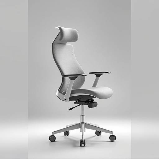 En ergonomisk kontorstol med justerbare funksjoner.